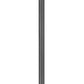 Z-Lite Gannon 5008PHBR-519P-BK 3-Light Black Stainless Steel Outdoor Post Mounted Fixture With Clear Beveled Glass Shade