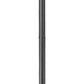 Z-Lite Gannon 5008PHBR-567P-BK 3-Light Black Stainless Steel Outdoor Post Mounted Fixture With Clear Beveled Glass Shade