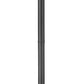Z-Lite Gannon 5008PHBR-567P-BK 3-Light Black Stainless Steel Outdoor Post Mounted Fixture With Clear Beveled Glass Shade