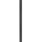 Z-Lite Gannon 5008PHXLR-5011P-BK 3-Light Black Stainless Steel Outdoor Post Mounted Fixture With Clear Beveled Glass Shade