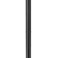 Z-Lite Gannon 5008PHXLR-5012P-BK 3-Light Black Stainless Steel Outdoor Post Mounted Fixture With Clear Beveled Glass Shade