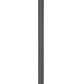 Z-Lite Gannon 5008PHXLR-519P-BK 3-Light Black Stainless Steel Outdoor Post Mounted Fixture With Clear Beveled Glass Shade