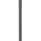 Z-Lite Gannon 5008PHXLR-519P-BK 3-Light Black Stainless Steel Outdoor Post Mounted Fixture With Clear Beveled Glass Shade