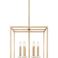 Z-Lite Gaultier 18" 6-Light Mordern Gold Steel Frame Chandelier