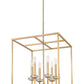 Z-Lite Gaultier 18" 6-Light Mordern Gold Steel Frame Chandelier