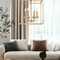 Z-Lite Gaultier 18" 6-Light Mordern Gold Steel Frame Chandelier