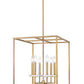 Z-Lite Gaultier 18" 6-Light Mordern Gold Steel Frame Chandelier