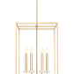Z-Lite Gaultier 6100-32MGLD 6-Light Mordern Gold Steel Frame Chandelier