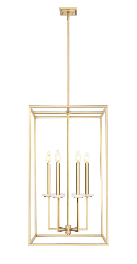 Z-Lite Gaultier 6100-32MGLD 6-Light Mordern Gold Steel Frame Chandelier