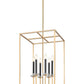 Z-Lite Gaultier 6100-32MGLD 6-Light Mordern Gold Steel Frame Chandelier