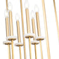 Z-Lite Gaultier 6100-32MGLD 6-Light Mordern Gold Steel Frame Chandelier