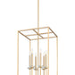 Z-Lite Gaultier 6100-32MGLD 6-Light Mordern Gold Steel Frame Chandelier