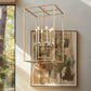Z-Lite Gaultier 6100-32MGLD 6-Light Mordern Gold Steel Frame Chandelier