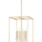 Z-Lite Gaultier 6100-32MGLD 6-Light Mordern Gold Steel Frame Chandelier