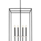 Z-Lite Gaultier 6100-44MB 8-Light Matte Black and Mordern Gold Steel Frame Chandelier