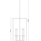 Z-Lite Gaultier 6100-44MB 8-Light Matte Black and Mordern Gold Steel Frame Chandelier