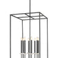 Z-Lite Gaultier 6100-44MB 8-Light Matte Black and Mordern Gold Steel Frame Chandelier