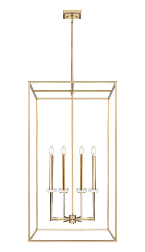 Z-Lite Gaultier 6100-44MGLD 8-Light Mordern Gold Steel Frame Chandelier