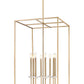 Z-Lite Gaultier 6100-44MGLD 8-Light Mordern Gold Steel Frame Chandelier