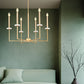 Z-Lite Gaultier 6100-6MGLD 6-Light Mordern Gold Steel Frame Chandelier