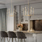 Z-Lite Gaultier 6100-6MGLD 6-Light Mordern Gold Steel Frame Chandelier