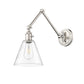 Z-Lite Gayson 8" 1-Light Brushed Nickel Steel Wall Sconce