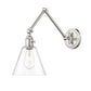 Z-Lite Gayson 8" 1-Light Brushed Nickel Steel Wall Sconce