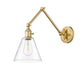 Z-Lite Gayson 8" 1-Light Modern Gold Steel Wall Sconce