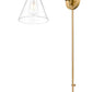 Z-Lite Gayson 8" 1-Light Rubbed Brass Steel Wall Sconce