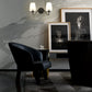 Z-Lite Gianna 20" 2-Light Matte Black Steel and White Fabric Shade Wall Sconce