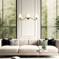 Z-Lite Gianna 32" 3-Light Matte Black Steel and White Fabric Shade Wall Sconce