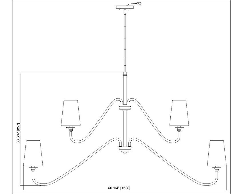 Z-Lite Gianna 60" 12-Light Modern Gold Steel and White Fabric Shade Chandelier