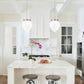 Z-Lite Gideon 13" 1-Light Brushed Nickel and Etched Opal Glass Shade Pendant Light