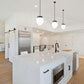 Z-Lite Gideon 13" 1-Light Matte Black and Etched Opal Glass Shade Pendant Light