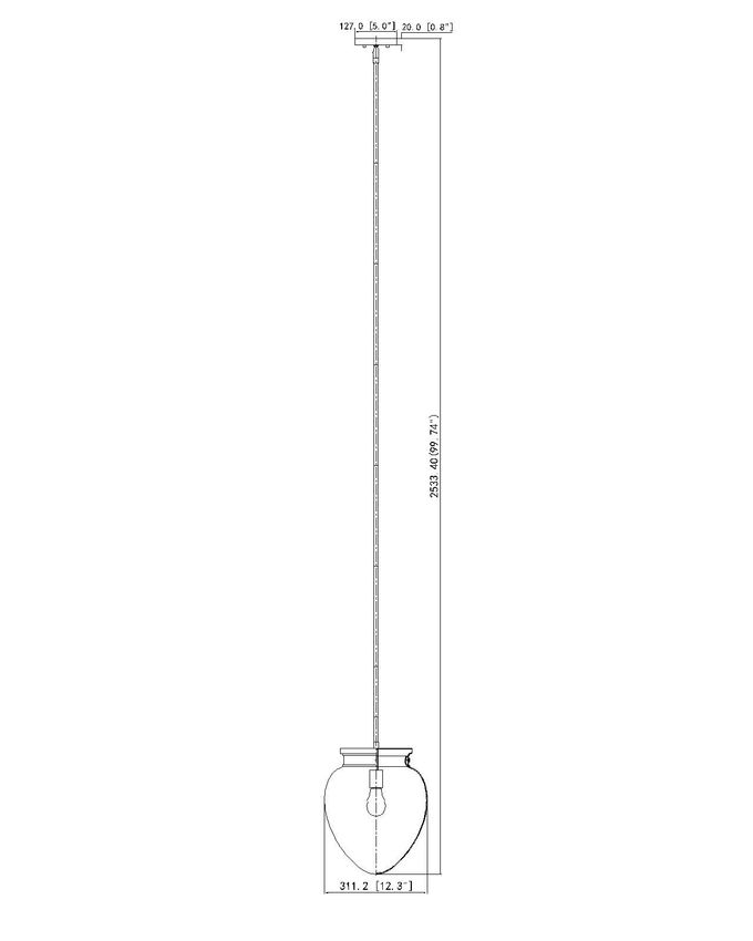 Z-Lite Gideon 13" 1-Light Matte Black and Etched Opal Glass Shade Pendant Light