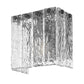 Z-Lite Glacier 8" 1-Light Matte Black Clear Glass Shade Wall Sconce