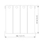 Z-Lite Glacier 8" 1-Light Modern Gold Clear Glass Shade Wall Sconce