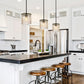 Z-Lite Glacier 9" 1-Light Matte Black Pendant Light With Clear Glass Shade