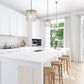 Z-Lite Glacier 9" 1-Light Modern Gold Pendant Light With Clear Glass Shade