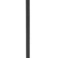 Z-Lite Glenwood 10" W x 114" H 1-Light Black Aluminum Frame Clear Glass Shade Outdoor Post Mounted Fixture