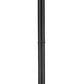 Z-Lite Glenwood 586PHBR-567P-BK 1-Light Black Aluminum Frame Clear Glass Shade Outdoor Post Mounted Fixture