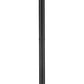 Z-Lite Glenwood 586PHBR-567P-BK 1-Light Black Aluminum Frame Clear Glass Shade Outdoor Post Mounted Fixture