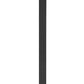 Z-Lite Glenwood 586PHBS-536P-BK 1-Light Black Aluminum Frame Clear Glass Shade Outdoor Post Mounted Fixture