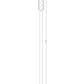 Z-Lite Glenwood 586PHBS-536P-BK 1-Light Black Aluminum Frame Clear Glass Shade Outdoor Post Mounted Fixture