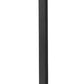 Z-Lite Glenwood 586PHBS-536P-BK 1-Light Black Aluminum Frame Clear Glass Shade Outdoor Post Mounted Fixture
