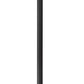 Z-Lite Glenwood 586PHMR-519P-BK 1-Light Black Aluminum Frame Clear Glass Shade Outdoor Post Mounted Fixture