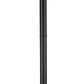 Z-Lite Glenwood 586PHMR-567P-BK 1-Light Black Aluminum Frame Clear Glass Shade Outdoor Post Mounted Fixture