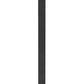Z-Lite Glenwood 586PHMS-536P-BK 1-Light Black Aluminum Frame Clear Glass Shade Outdoor Post Mounted Fixture