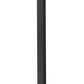 Z-Lite Glenwood 586PHMS-536P-BK 1-Light Black Aluminum Frame Clear Glass Shade Outdoor Post Mounted Fixture