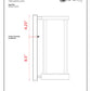 Z-Lite Glenwood 6" W x 13" H 1-Light Black Aluminum Outdoor Wall Sconce With Clear Glass Shade